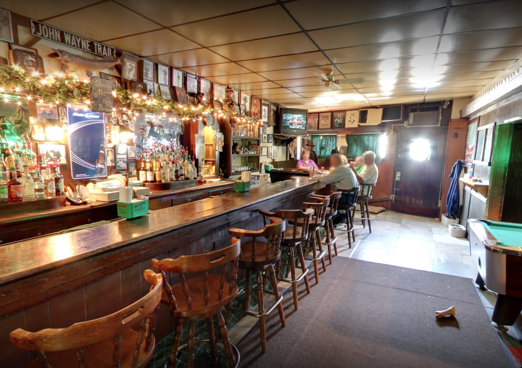 View of the bar.