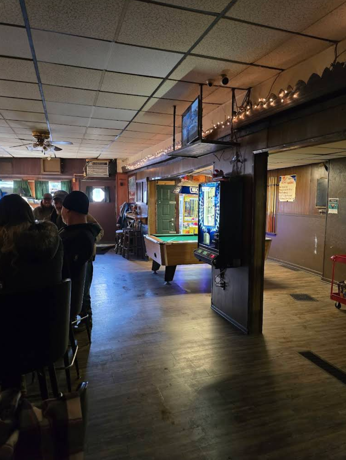 Interior shot of the bar.