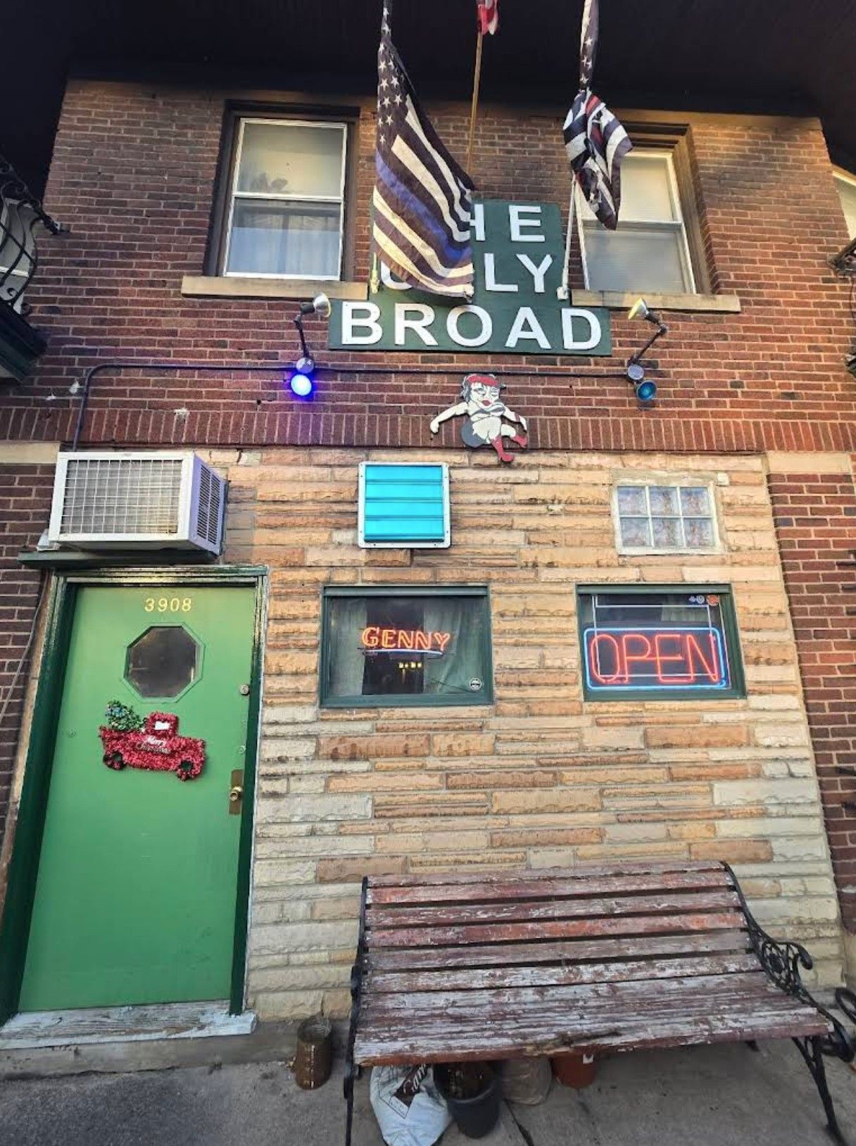 Exterior shot of The Ugly Broad.