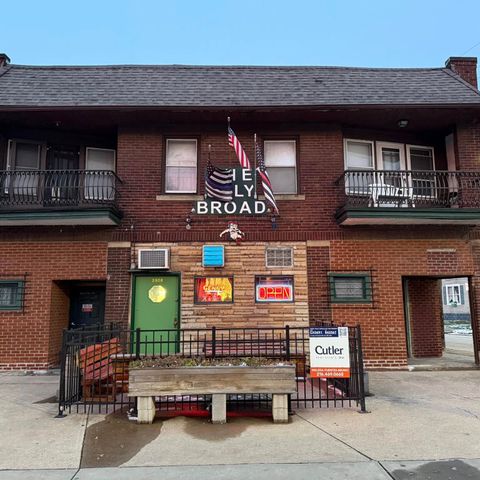 Exterior shot of The Ugly Broad Tavern.