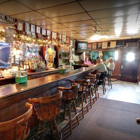 View of the bar.